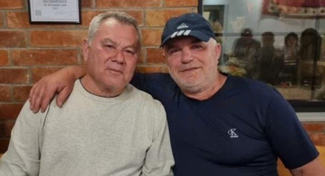 Në foto vëllezërit Ramazan dhe Agim Harapi që humbën jetën sot nga përplasja me shoferin e dehur