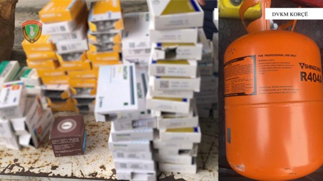 Arrestohen dy persona në Kapshticë për kontrabandë ilaçesh dhe bombola me gaz freon