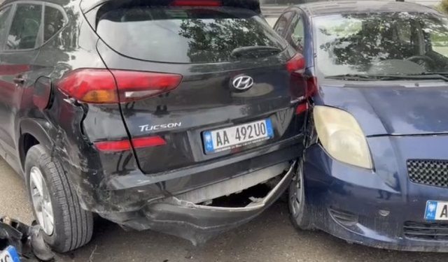 Aksident zinxhir në Vlorë  përplasen gjashtë automjete