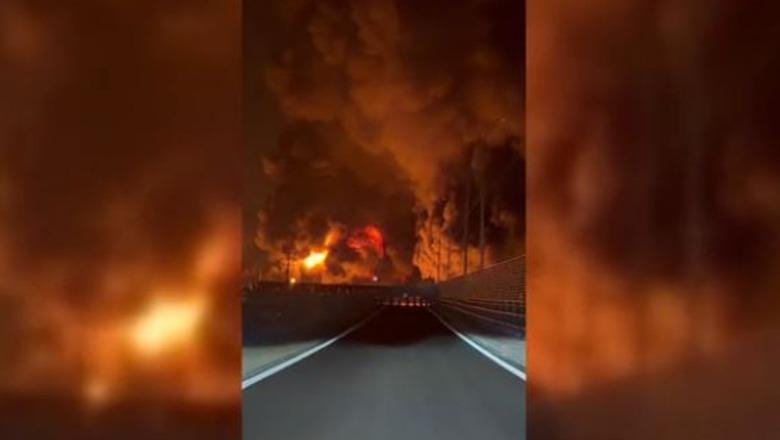 Flakë të mëdha në Teheran  Izraeli sulmon objektet strategjike të naftës  4 të vdekur në Bejrut