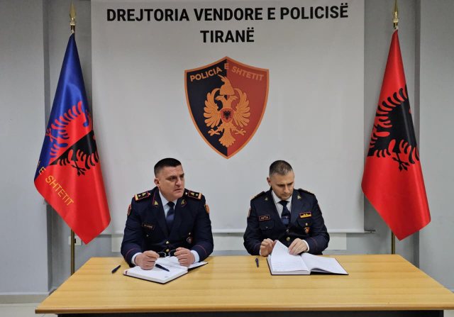 Drejtori i ri i Policisë takim me drejtuesit në Tiranë  fokus rritja e sigurisë dhe lufta kundër krimit