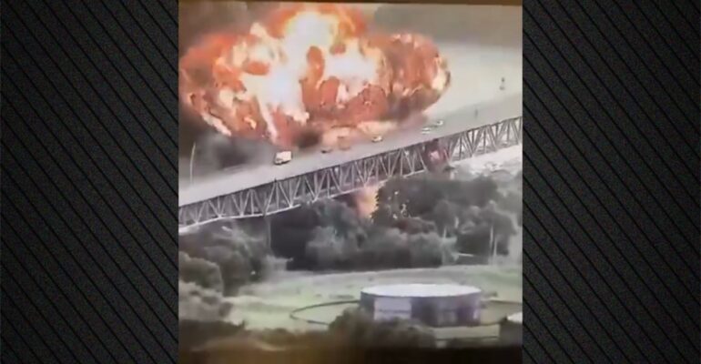 Shpërthim gjigant në një cisternë te një urë në Kanalin e Panamasë  Video