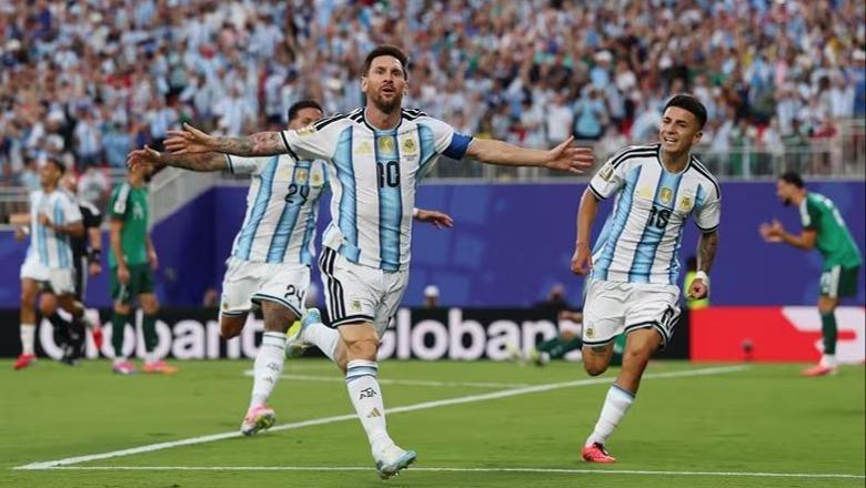 Argjentina 3 0 Algjeria  Fenomeni Messi shkëlqen me tripletë