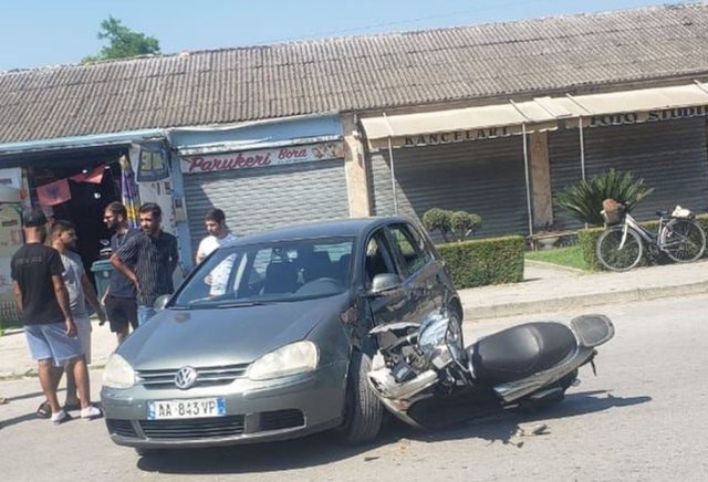 Aksident në Novoselë  përplaset automjeti me motorin