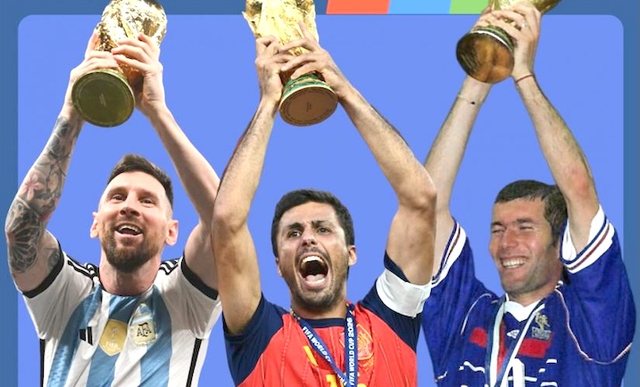 Rodri hyn në historinë e futbollit  bëhet lojtari i shtatë që fiton Kupën e Botës  Evropianin  Champions League dhe  Topin e Artë 