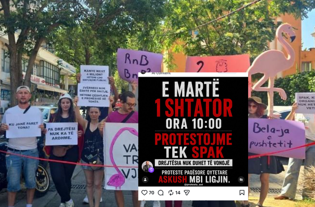 Protestë para SPAK më 1 shtator   Drejtësia nuk duhet të vonojë  askush mbi ligjin 