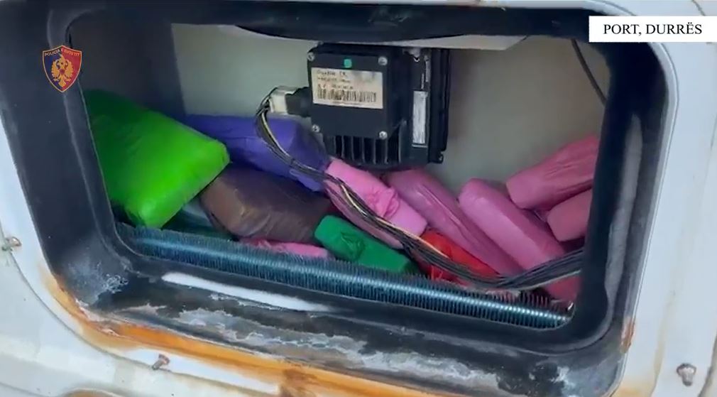 Operacion antidrogë në Portin e Durrësit  Sekuestrohen mbi 41 kg kokainë nga Brazili me vlerë 2 milionë euro