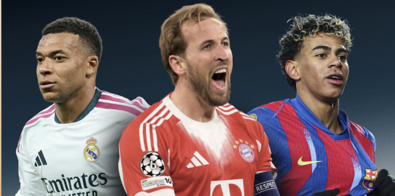 Zbardhet renditja e plotë e  Topit të Artë  2026  Harry Kane në krye  lë pas Mbappé dhe Yamal