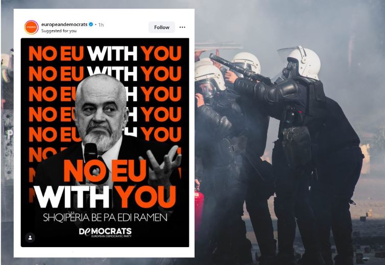Demokratët Evropianë kritikojnë qeverinë Rama  Arroganca dhe represioni rrezikojnë integrimin  jo protesta