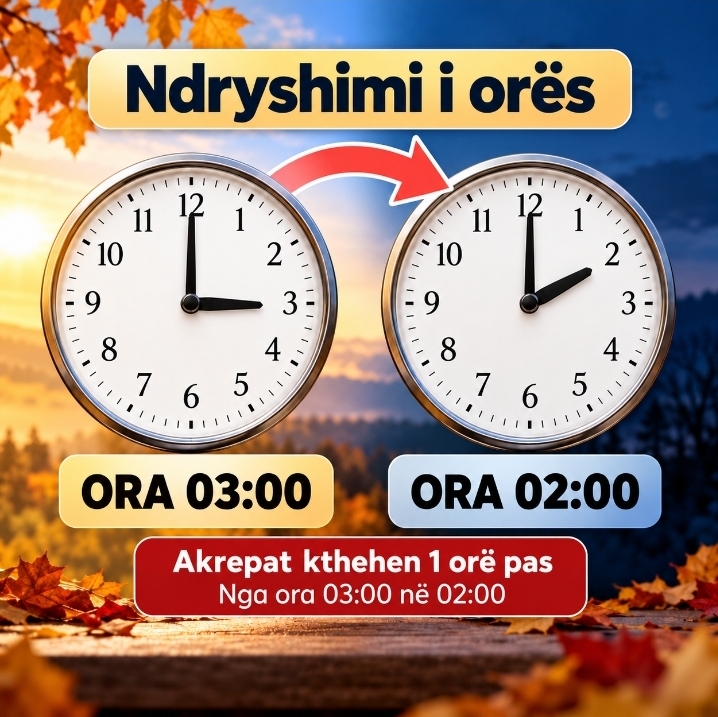 Ndryshon ora sonte  akrepat kthehen 60 minuta pas  Pse ndodh kjo dhe cilat vende e kanë hequr këtë praktikë